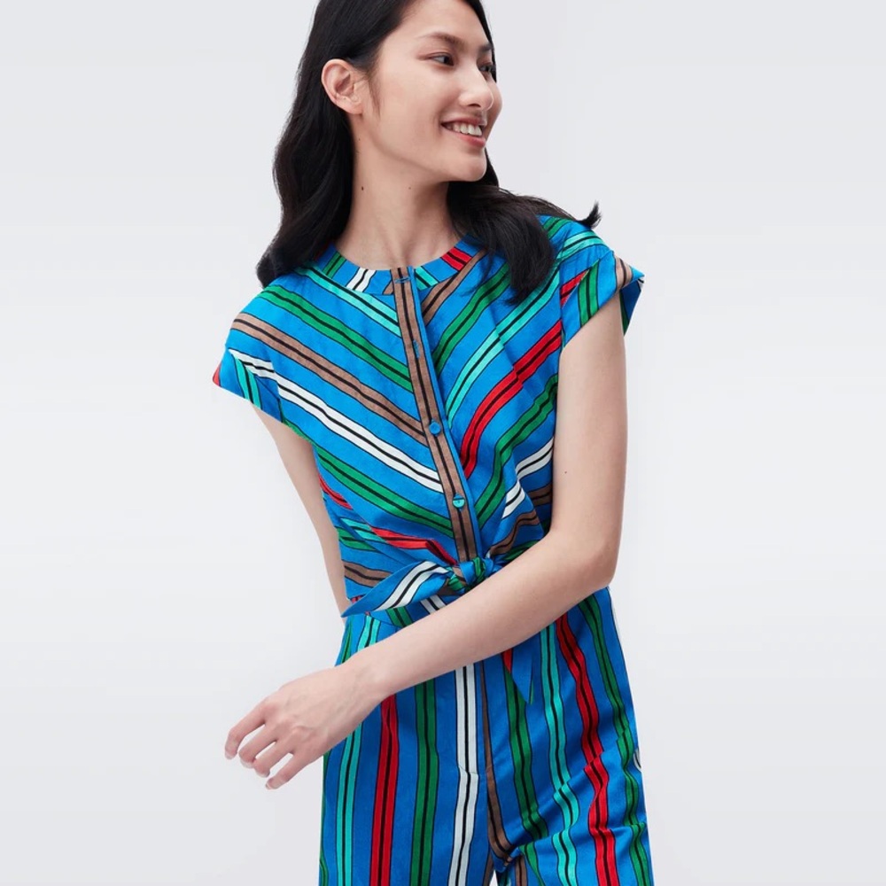DVF Manning Jumpsuit - Picture 2 of 10